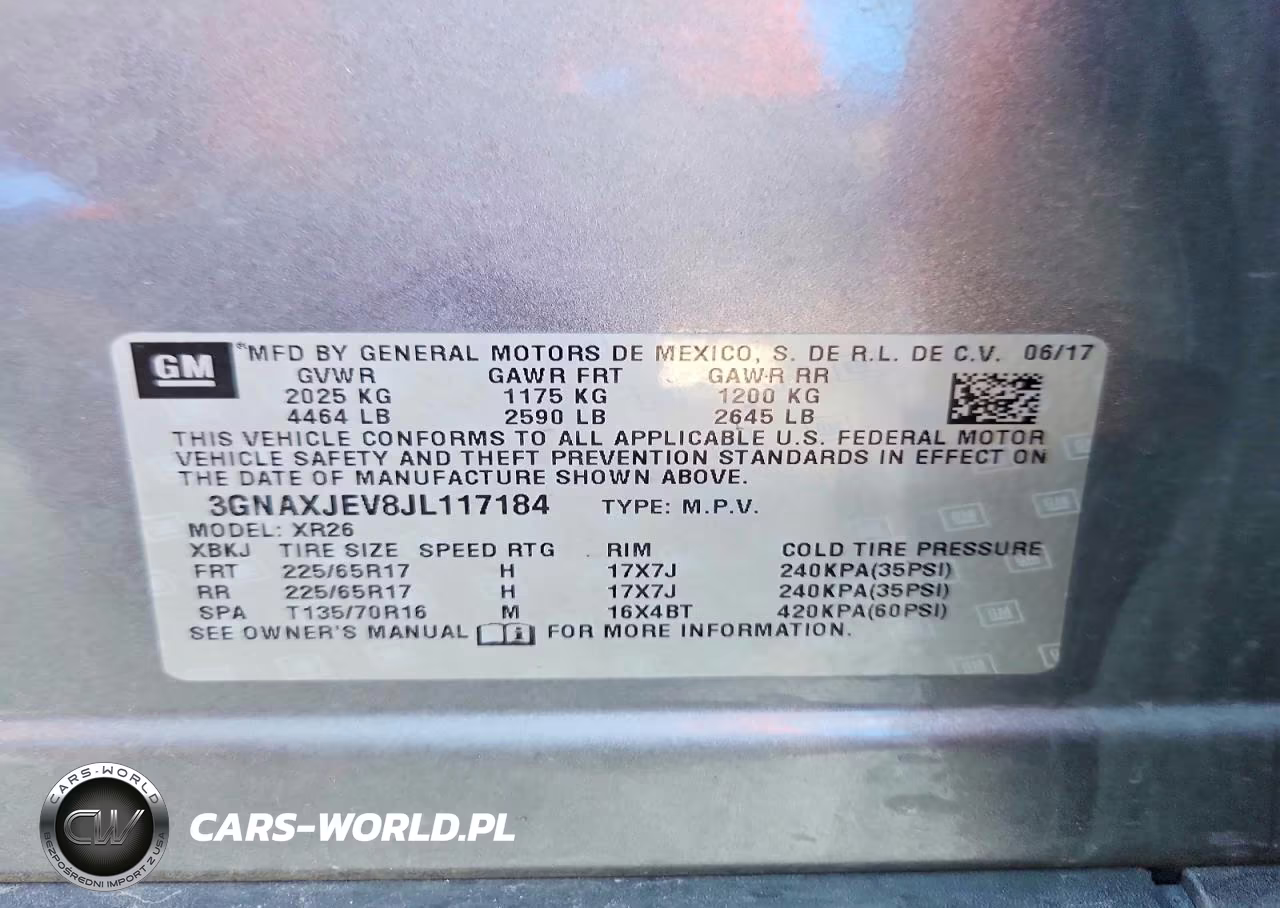 2018 Chevrolet Equinox Lt VIN:3GNAXJEV8JL117184 - 13