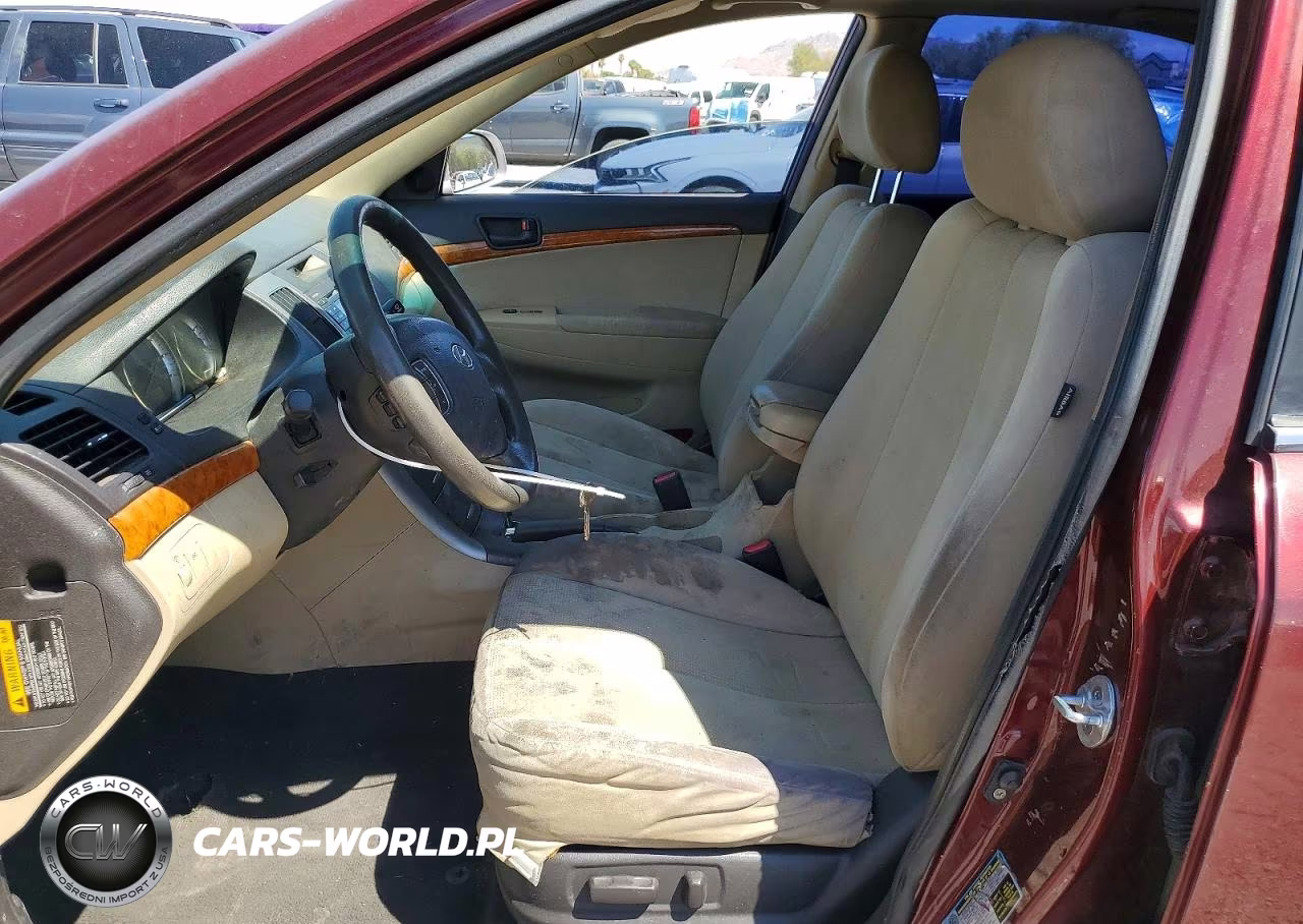 2009 Hyundai Sonata Gls VIN:5NPET46C89H562623 - 7