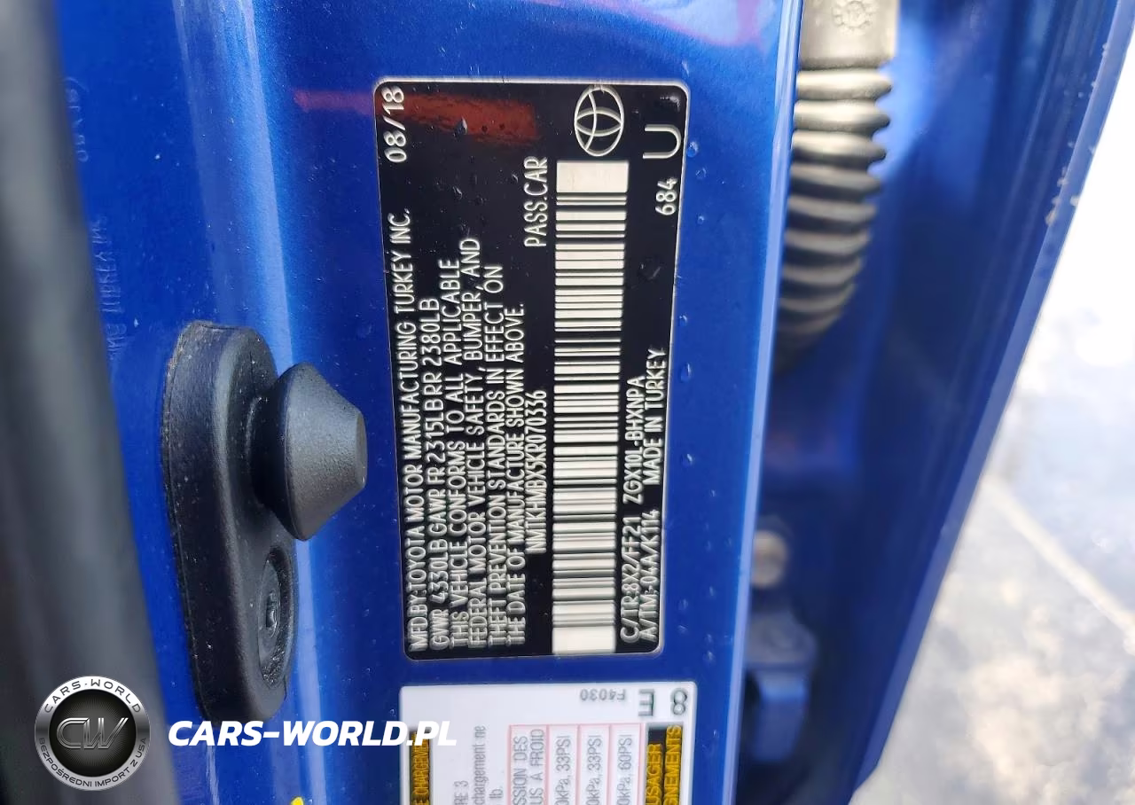 2019 Toyota C-Hr Xle VIN:NMTKHMBX5KR070336 - 13
