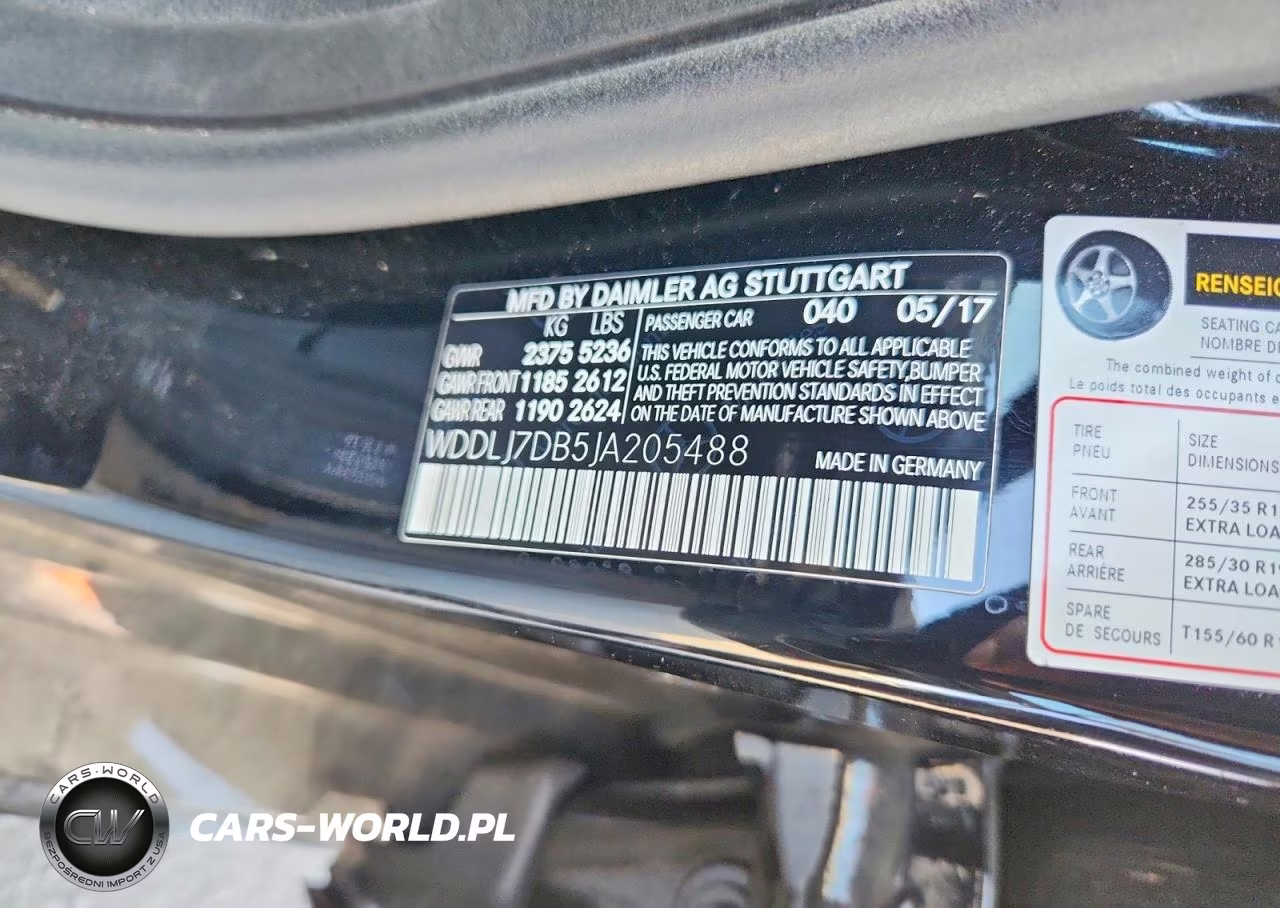2018 Mercedes-Benz Cls 550 VIN:WDDLJ7DB5JA205488 - 12