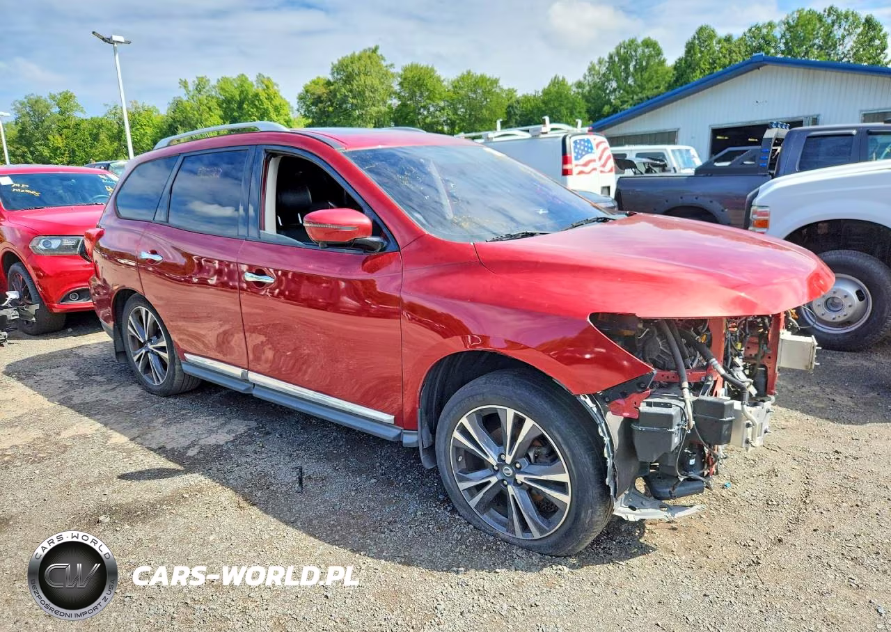 2017 Nissan Pathfinder Platinum VIN:5N1DR2MM6HC628344 - 4