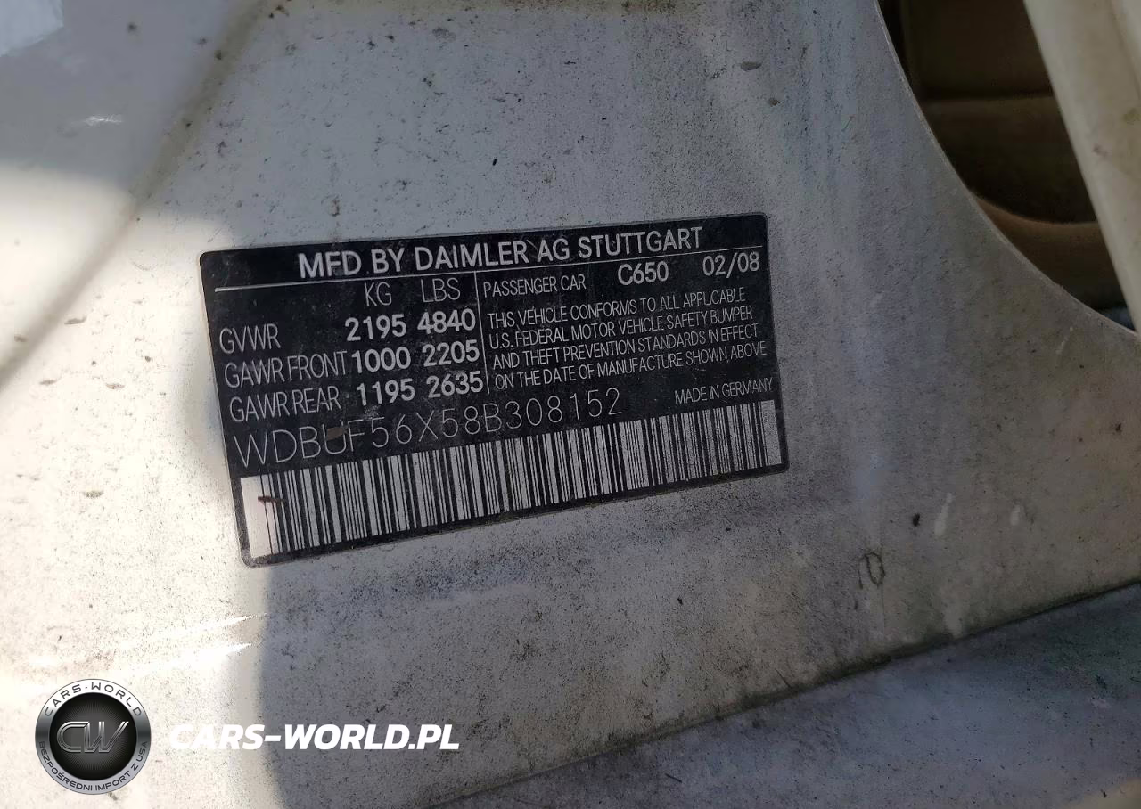 2008 Mercedes-Benz E 350 VIN:WDBUF56X58B308152 - 12