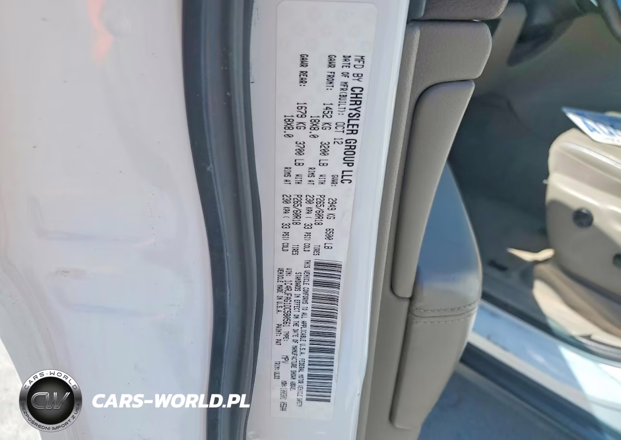 2013 Jeep Grand Cherokee Laredo VIN:1C4RJFAG1DC580561 - 13