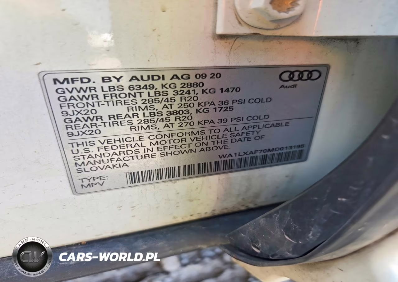 2021 Audi Q7 Premium Plus VIN:WA1LXAF70MD013195 - 13