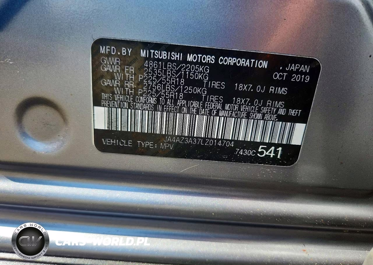 2020 Mitsubishi Outlander Se VIN:JA4AZ3A37LZ014704 - 13