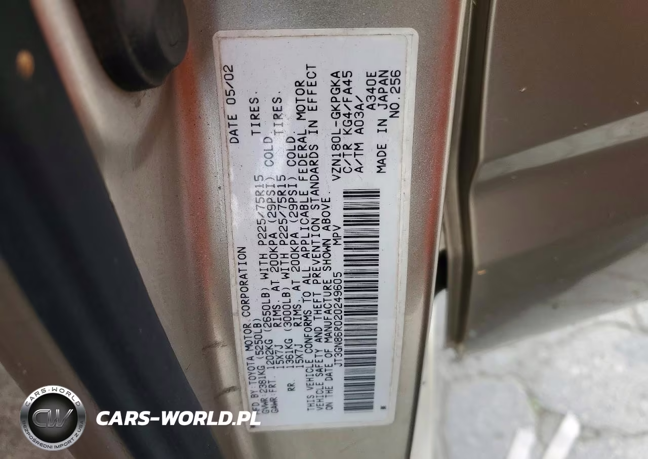 2002 Toyota 4Runner Sr5 VIN:JT3GN86R020249605 - 13