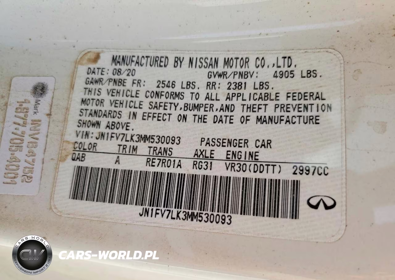 2021 Infiniti Q60 Luxe VIN:JN1FV7LK3MM530093 - 12