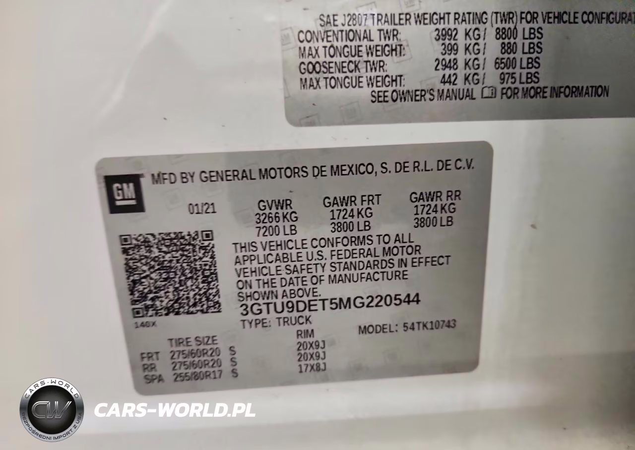 2021 GMC Sierra K1500 Slt VIN:3GTU9DET5MG220544 - 12