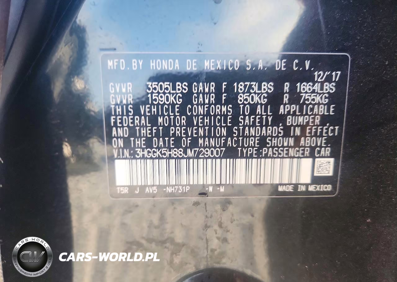 2018 Honda Fit Ex VIN:3HGGK5H88JM729007 - 12