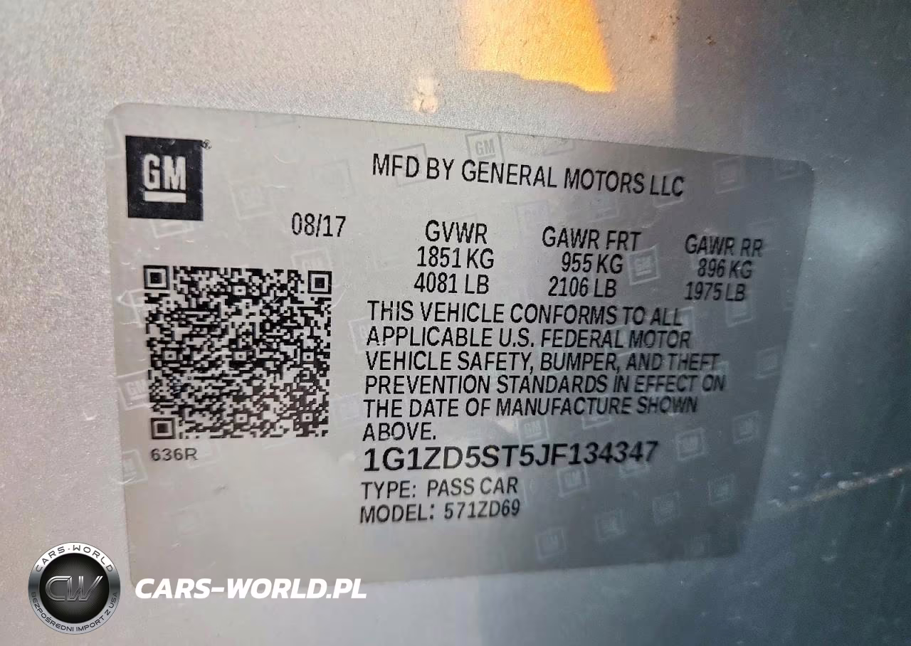 2018 Chevrolet Malibu Lt VIN:1G1ZD5ST5JF134347 - 12