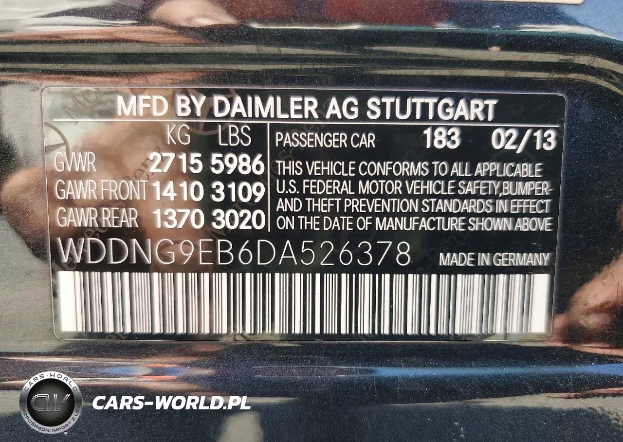 2013 Mercedes-Benz S 550 4Matic VIN:WDDNG9EB6DA526378 - 13