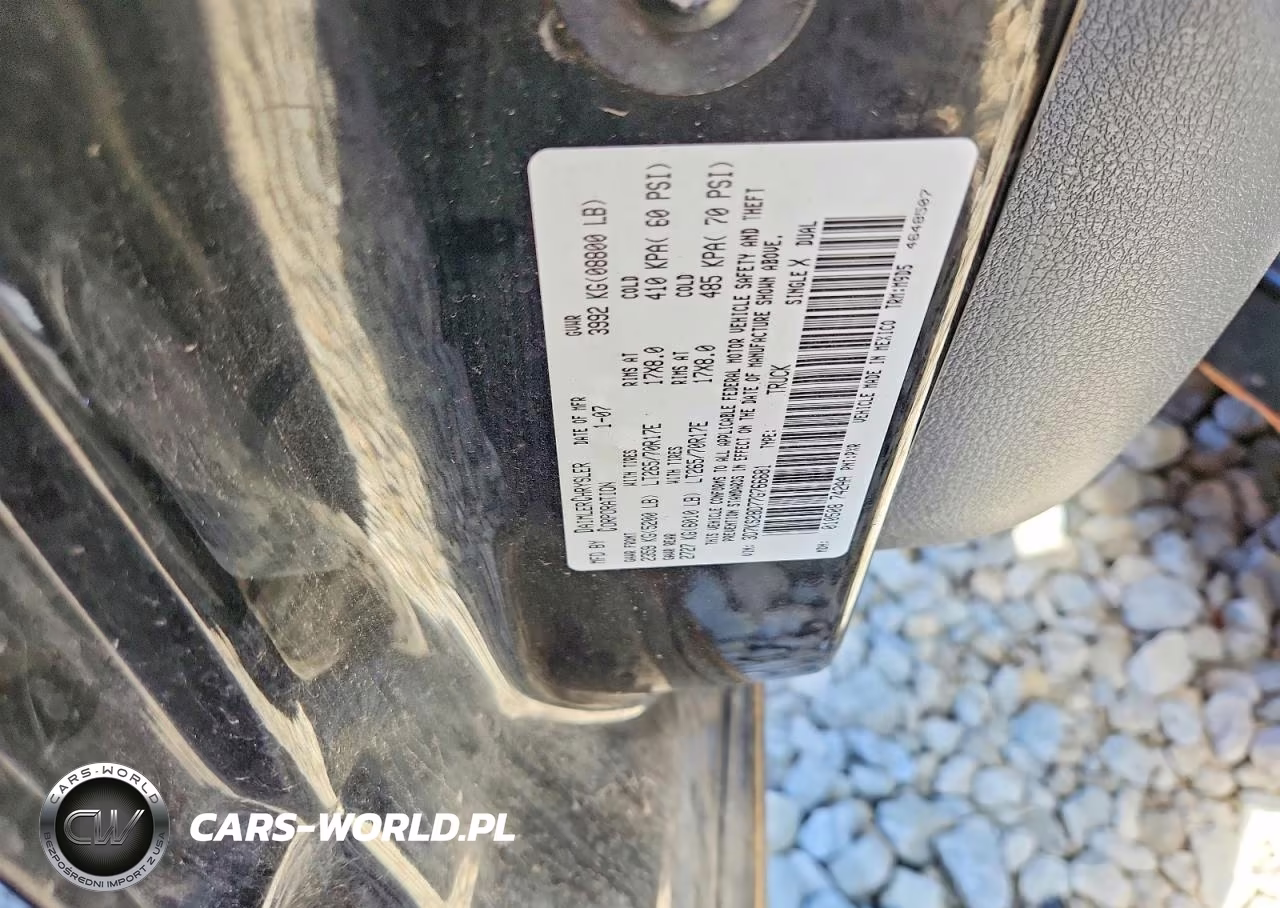 2007 Dodge Ram 2500 St VIN:3D7KS28D77G766681 - 12