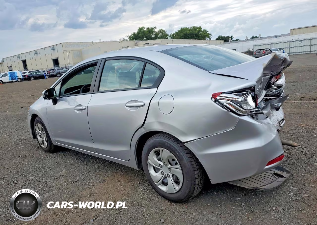 2015 Honda Civic Lx VIN:19XFB2F59FE222586 - 2