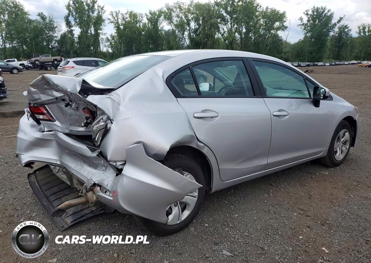 2015 Honda Civic Lx VIN:19XFB2F59FE222586 - 3