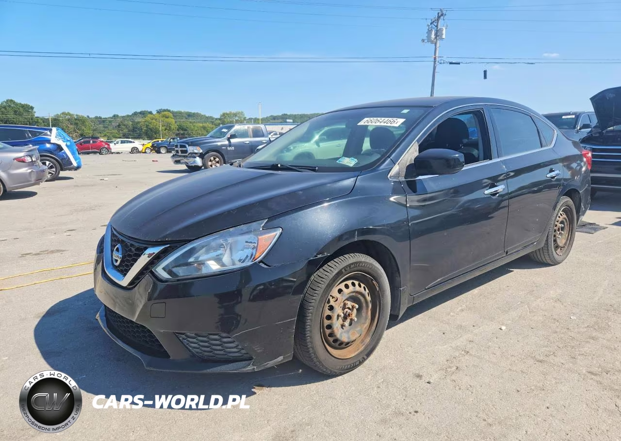 2017 Nissan Sentra Sv VIN:3N1AB7AP1HL710562 - 1