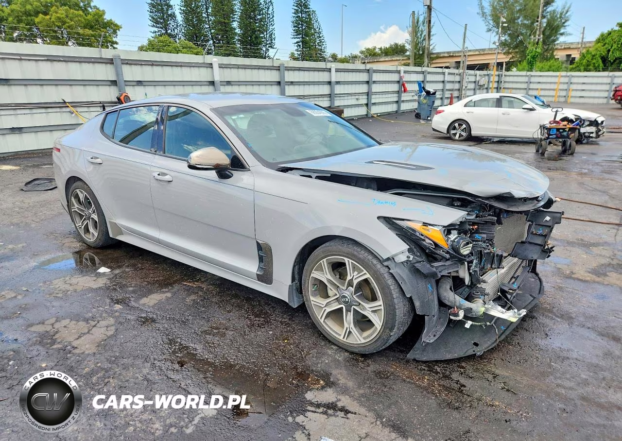 2021 Kia Stinger Gt-Line VIN:KNAE15LA6M6097855 - 4
