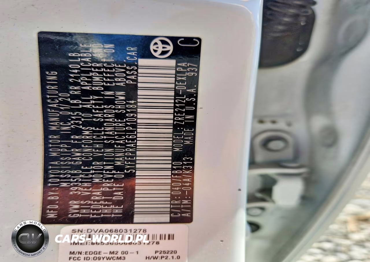 2020 Toyota Corolla Le VIN:5YFEPRAE6LP109184 - 12