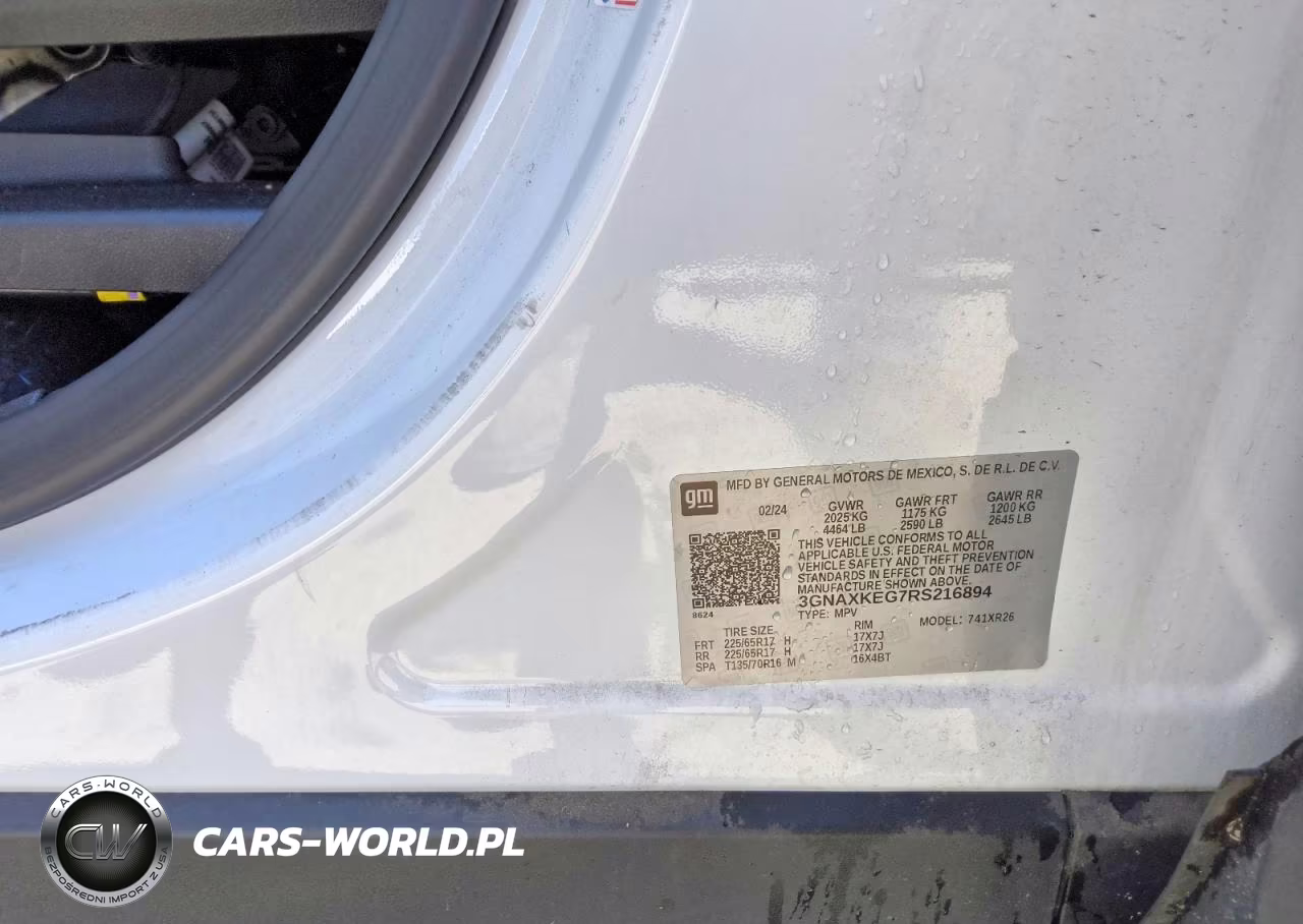 2024 Chevrolet Equinox Lt VIN:3GNAXKEG7RS216894 - 14