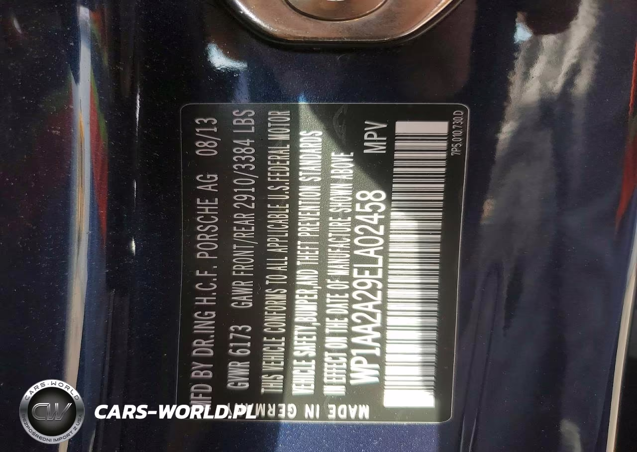 2014 Porsche Cayenne VIN:WP1AA2A29ELA02458 - 13