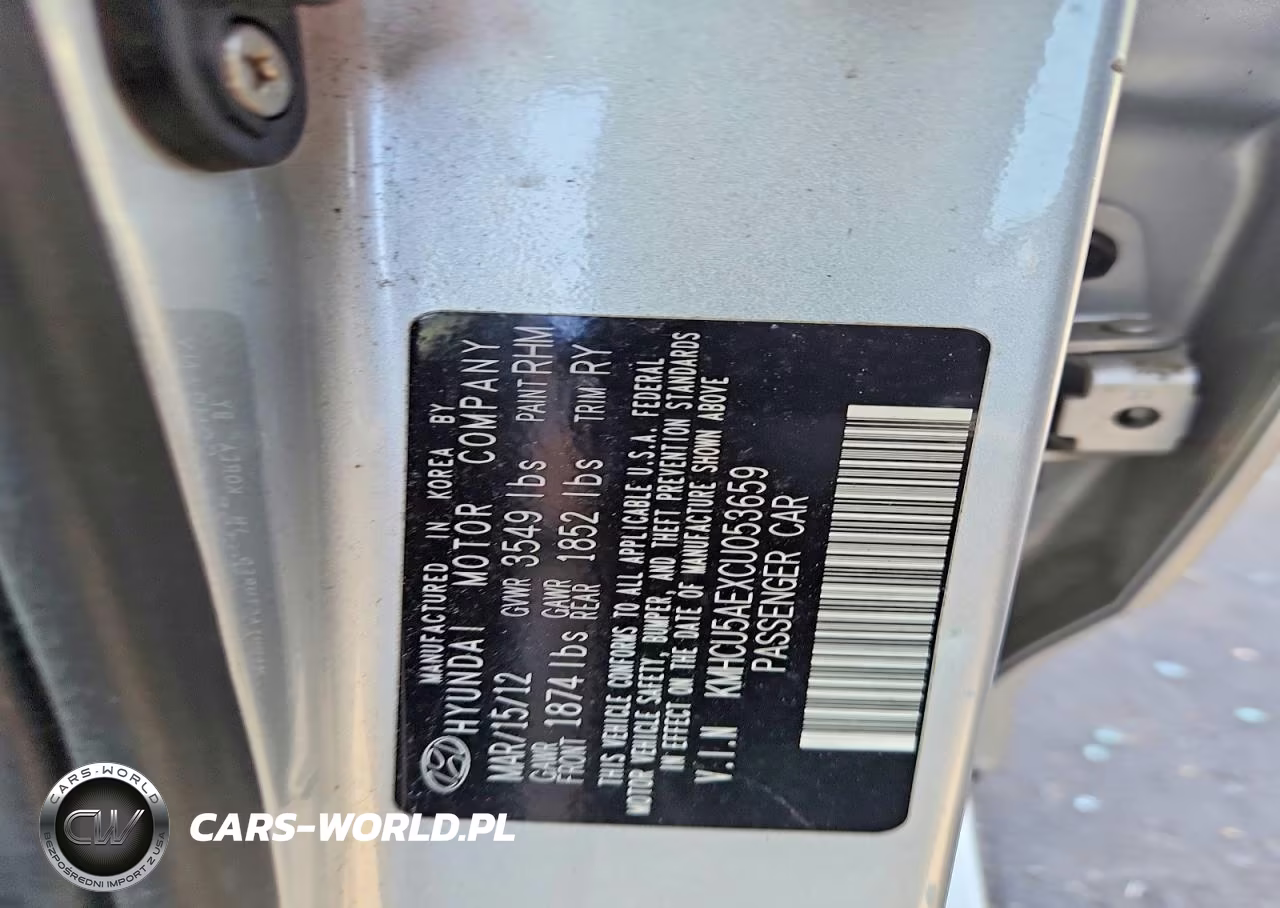 2012 Hyundai Accent Se VIN:KMHCU5AEXCU053659 - 12