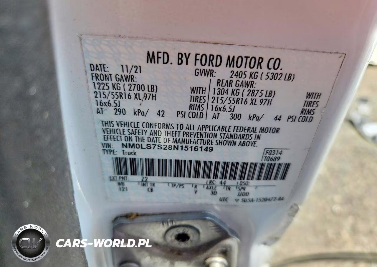 2022 Ford Transit Connect Xl VIN:NM0LS7S28N1516149 - 14