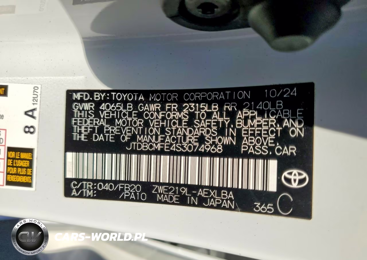 2025 Toyota Corolla Hybrid Le VIN:JTDBCMFE4S3074968 - 13