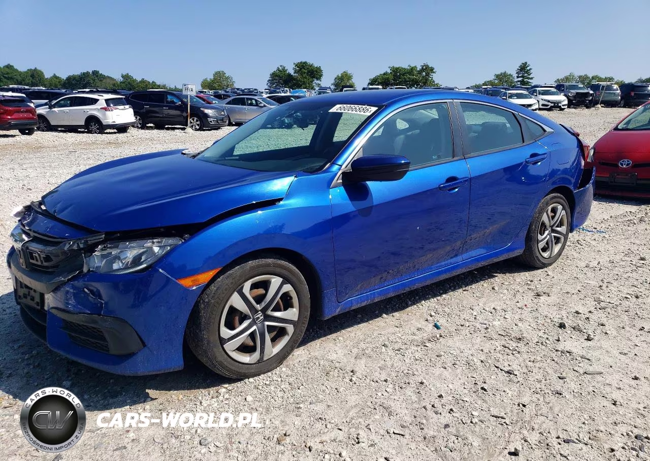 2017 Honda Civic Lx VIN:2HGFC2F5XHH574033 - 1
