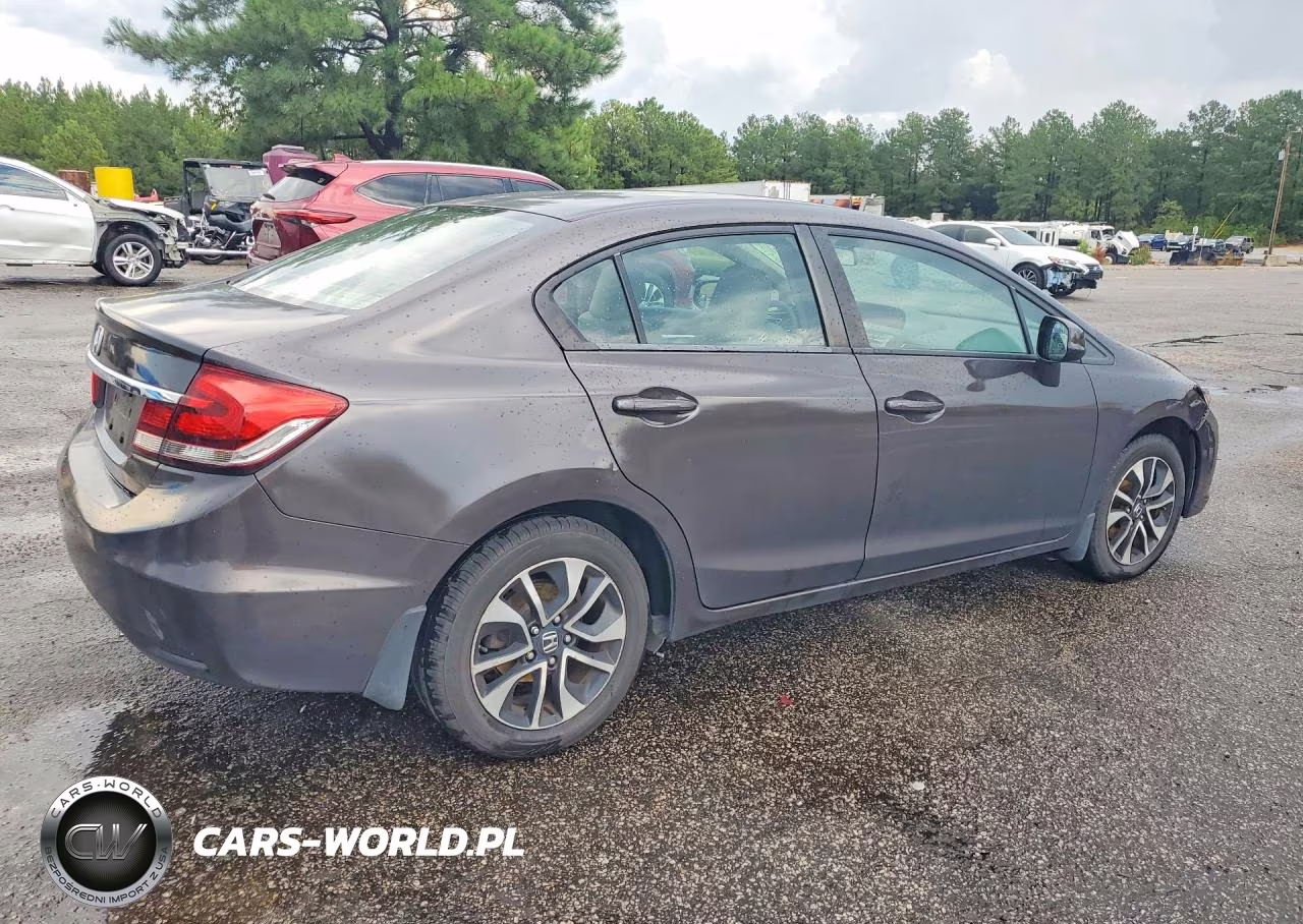 2013 Honda Civic Ex VIN:2HGFB2F87DH533608 - 3