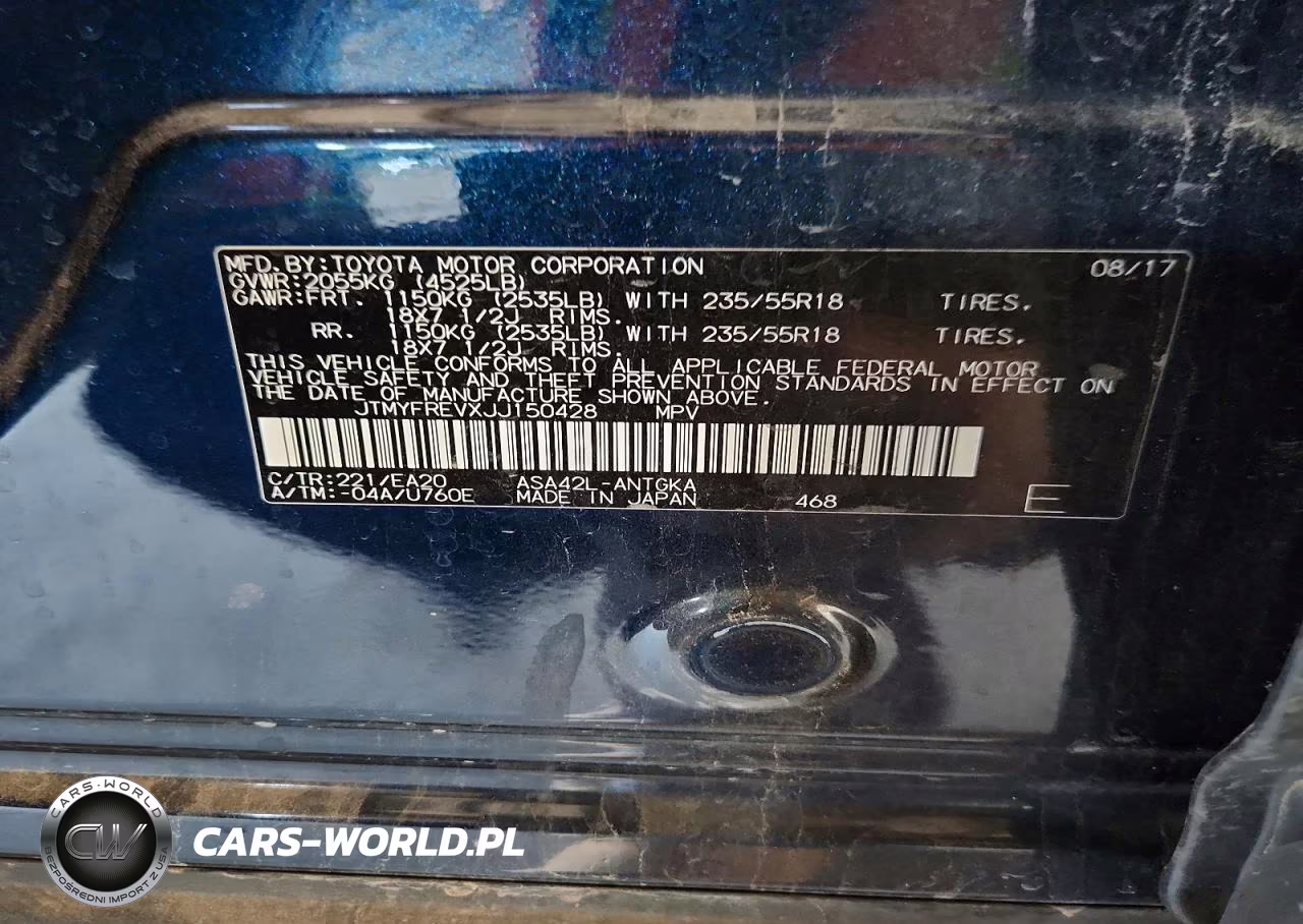2018 Toyota Rav4 Limited VIN:JTMYFREVXJJ150428 - 13
