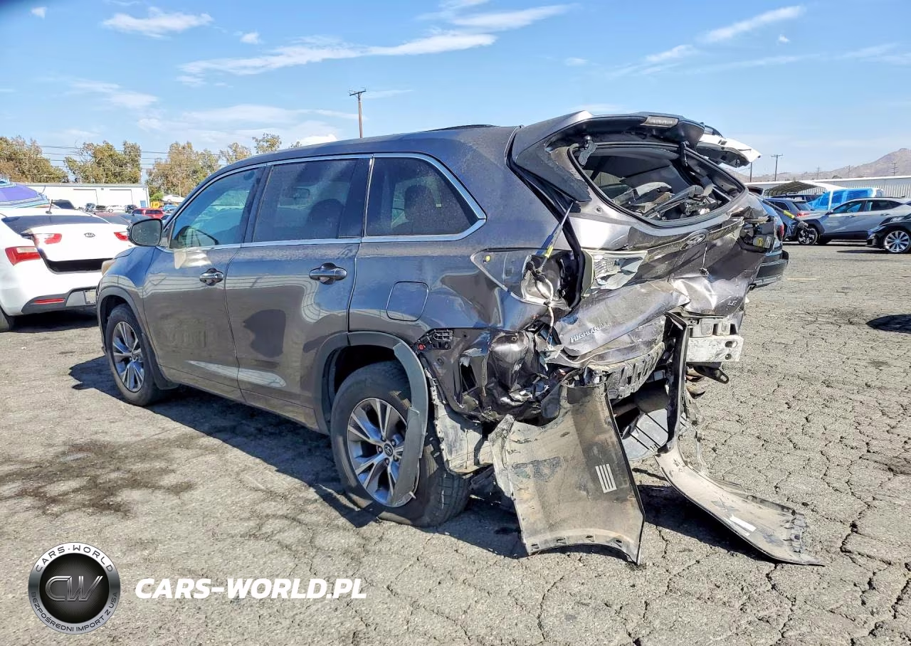 2016 Toyota Highlander Le Plus VIN:5TDZKRFH5GS169165 - 2
