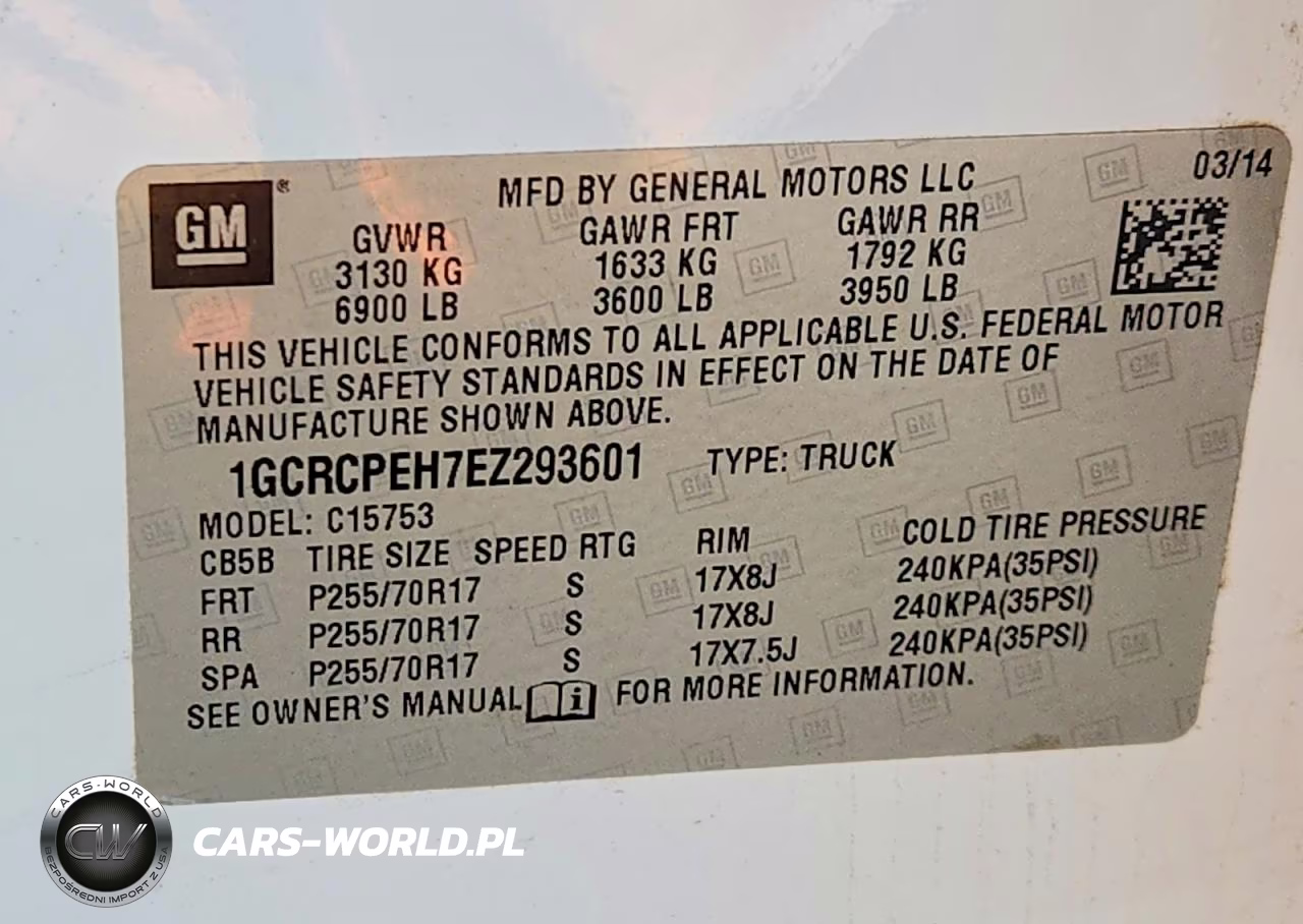 2014 Chevrolet Silverado C1500 VIN:1GCRCPEH7EZ293601 - 13