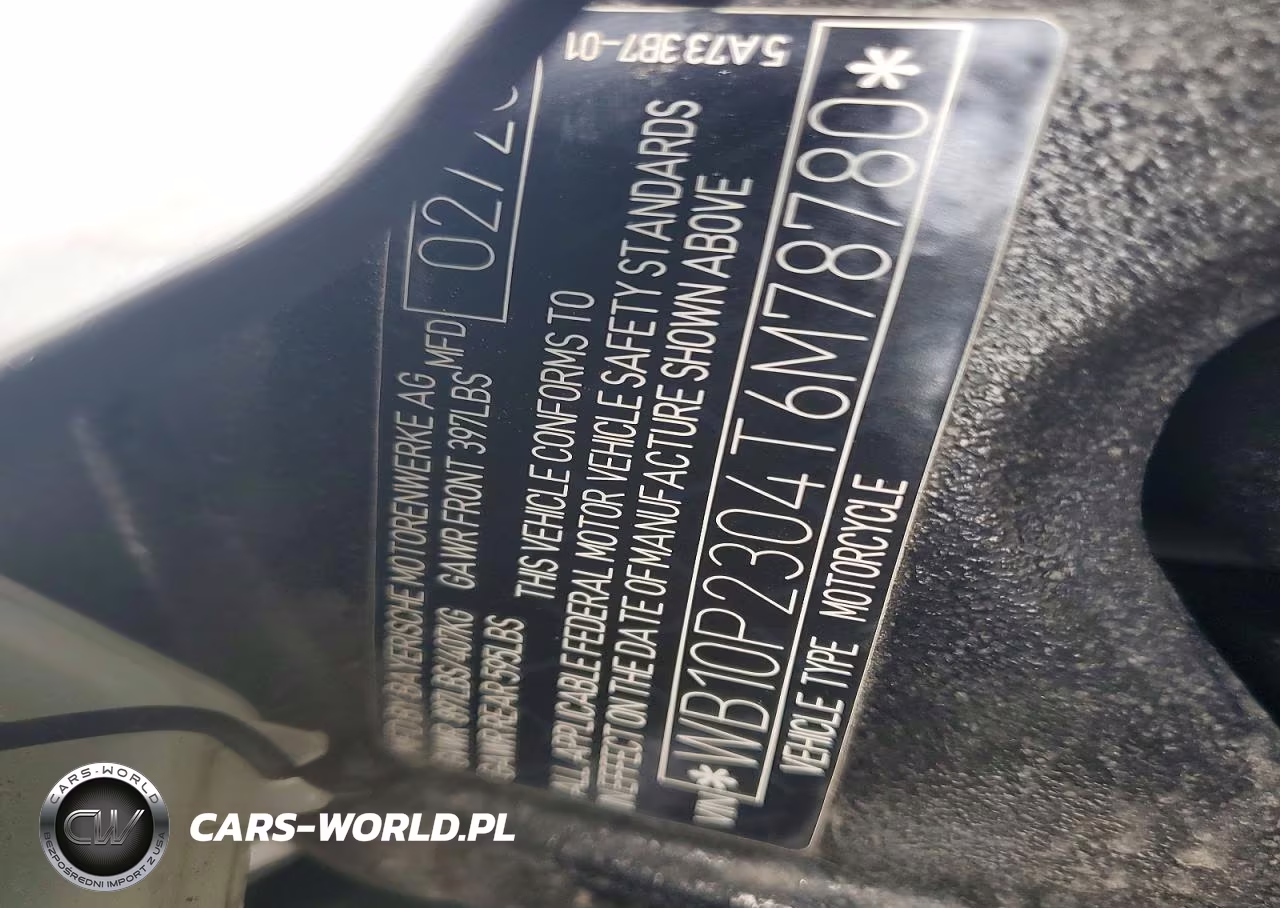 2026 BMW S 1000 Rr VIN:WB10P2304T6M78780 - 9