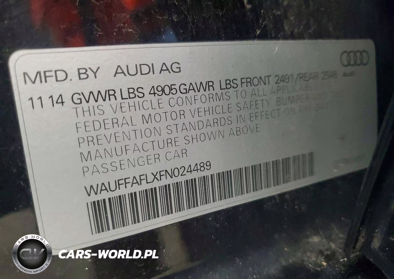 2015 Audi A4 Premium Plus VIN:WAUFFAFLXFN024489 - 12