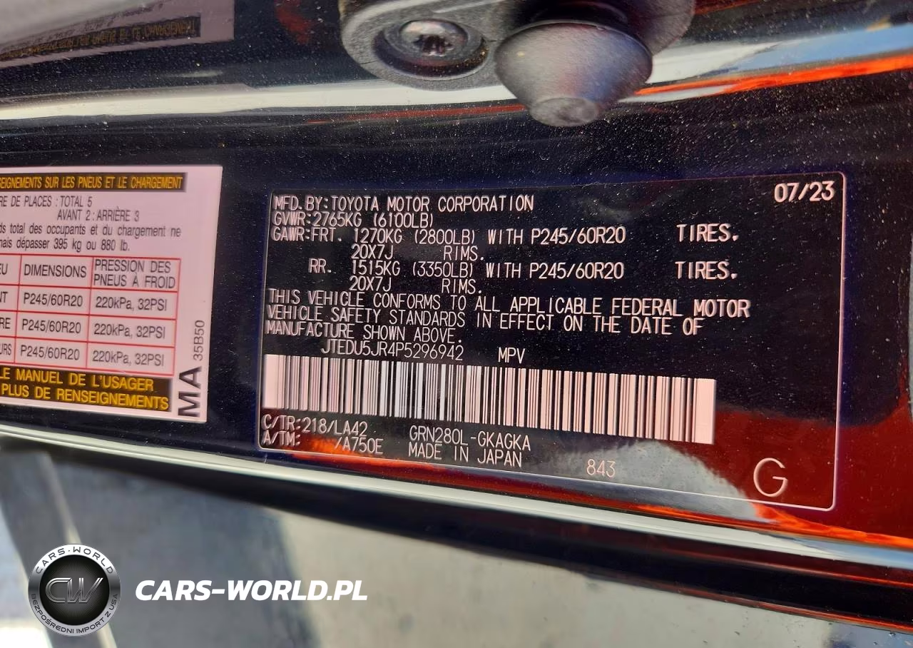2023 Toyota 4Runner Limited VIN:JTEDU5JR4P5296942 - 12