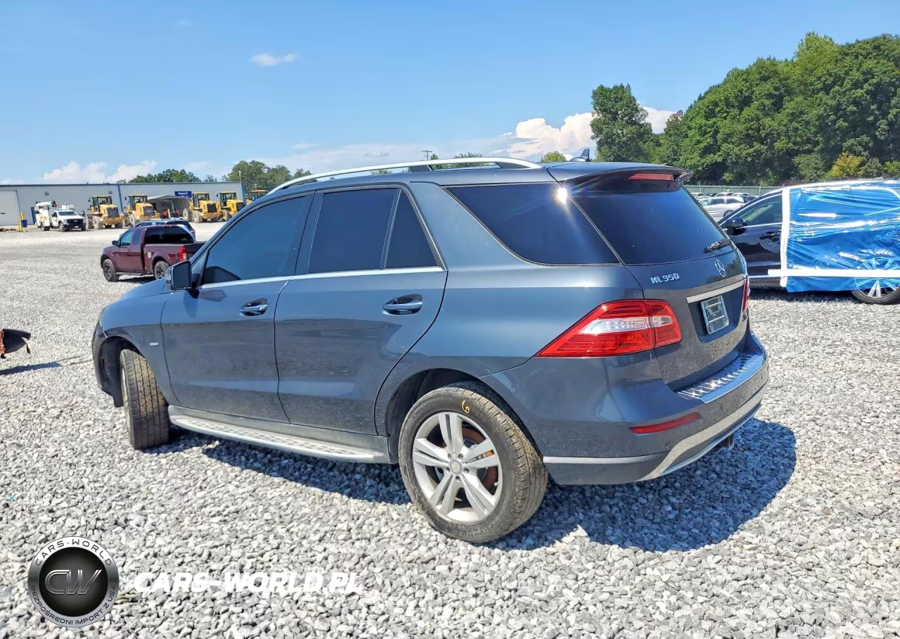 2012 Mercedes-Benz Ml 350 Bluetec VIN:4JGDA2EB8CA095390 - 2
