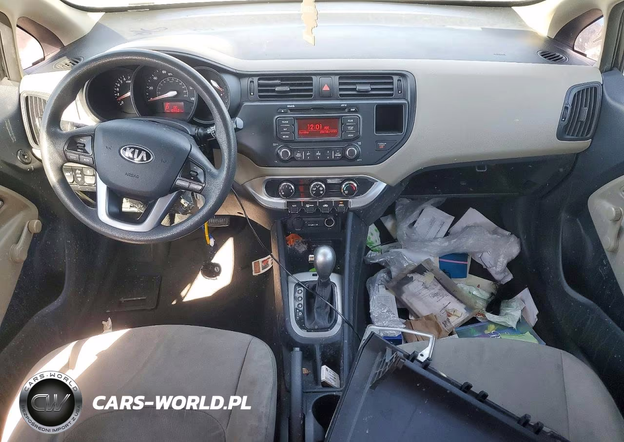 2014 Kia Rio Lx VIN:KNADM5A32E6346368 - 8