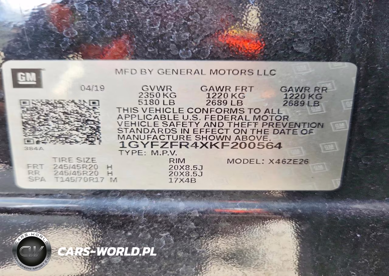 2019 Cadillac Xt4 Sport VIN:1GYFZFR4XKF200564 - 14
