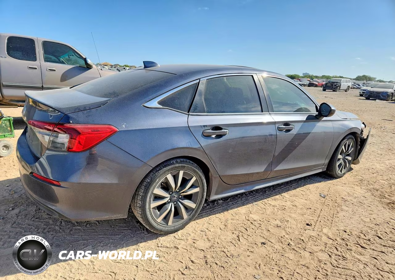 2022 Honda Civic 4D Lx VIN:JHMFE1F70NX010143 - 3