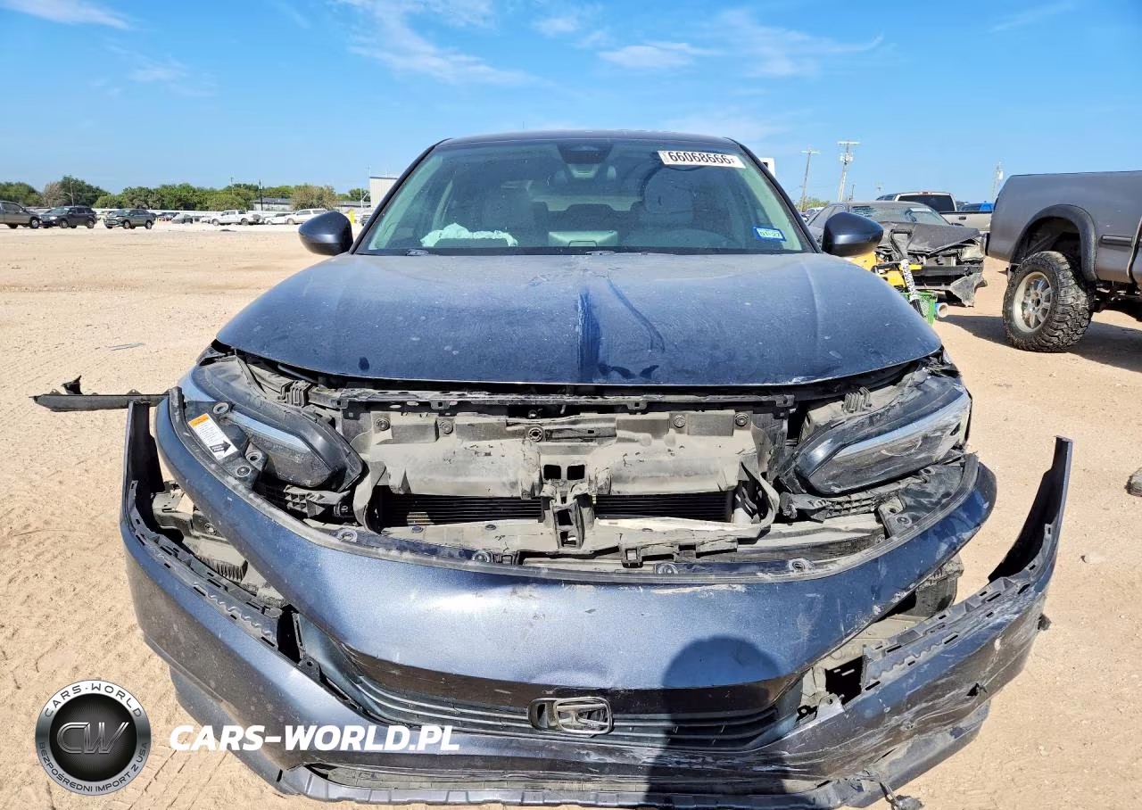 2022 Honda Civic 4D Lx VIN:JHMFE1F70NX010143 - 5