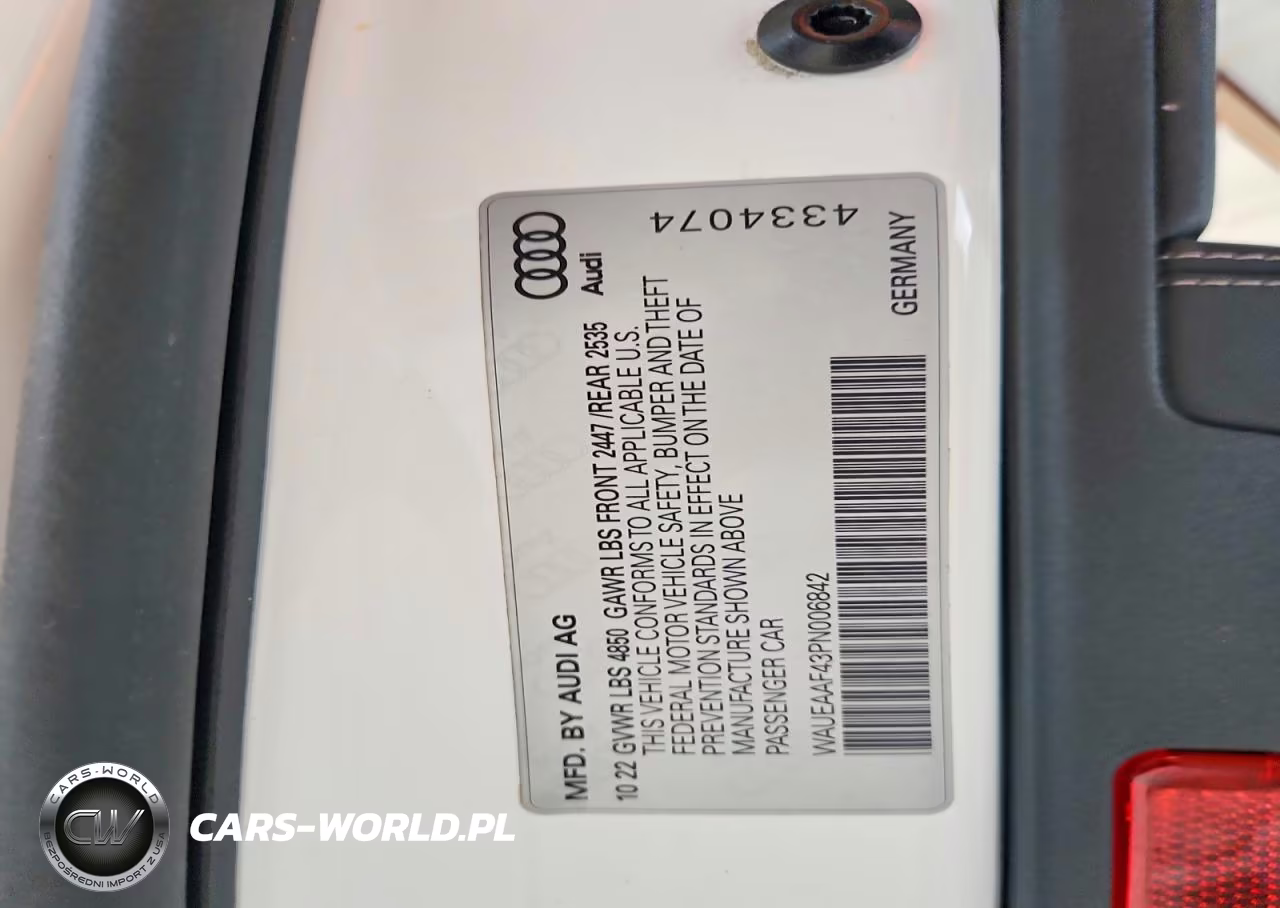 2023 Audi A4 Premium Plus 45 VIN:WAUEAAF43PN006842 - 12