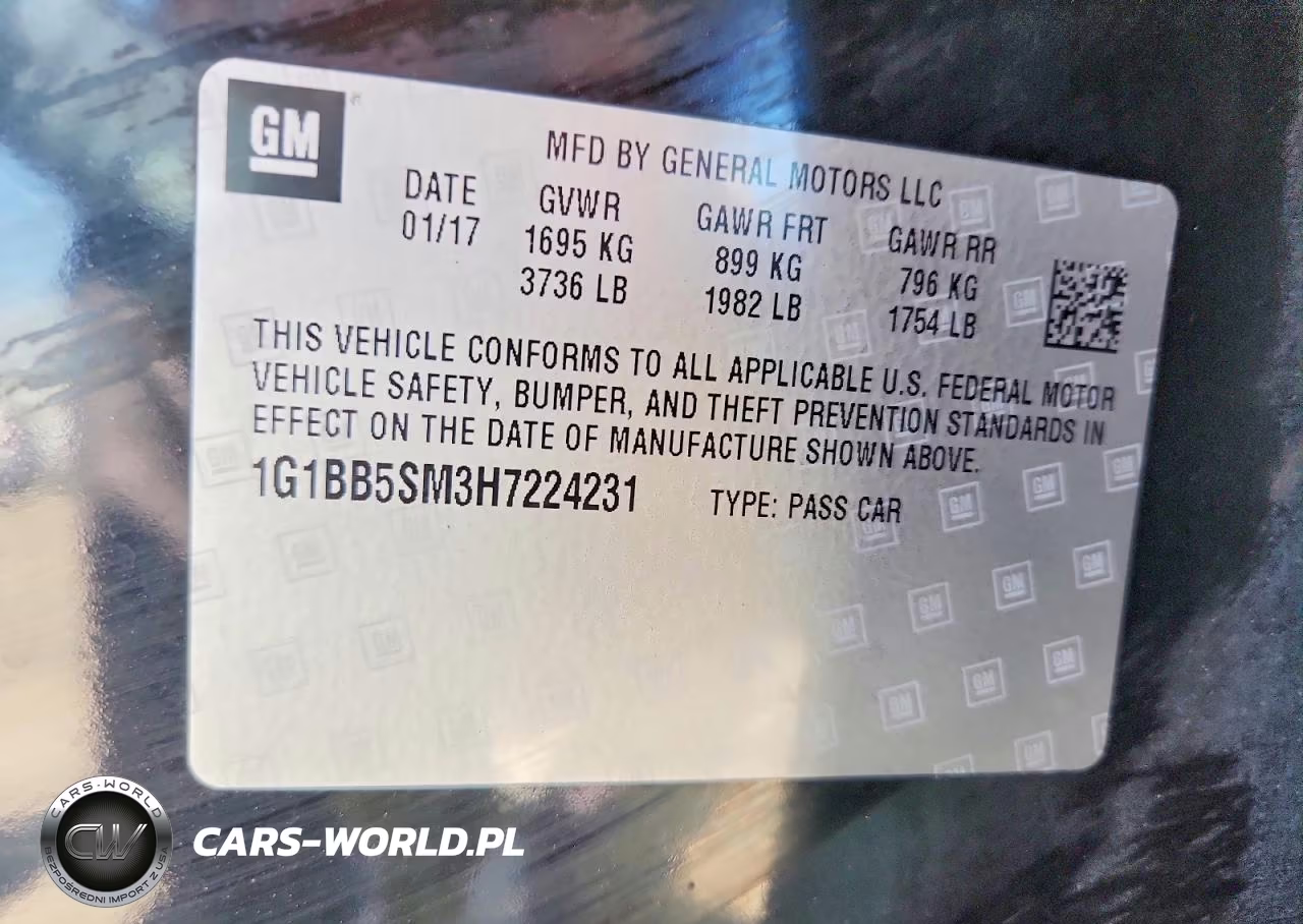 2017 Chevrolet Cruze Ls VIN:1G1BB5SM3H7224231 - 12