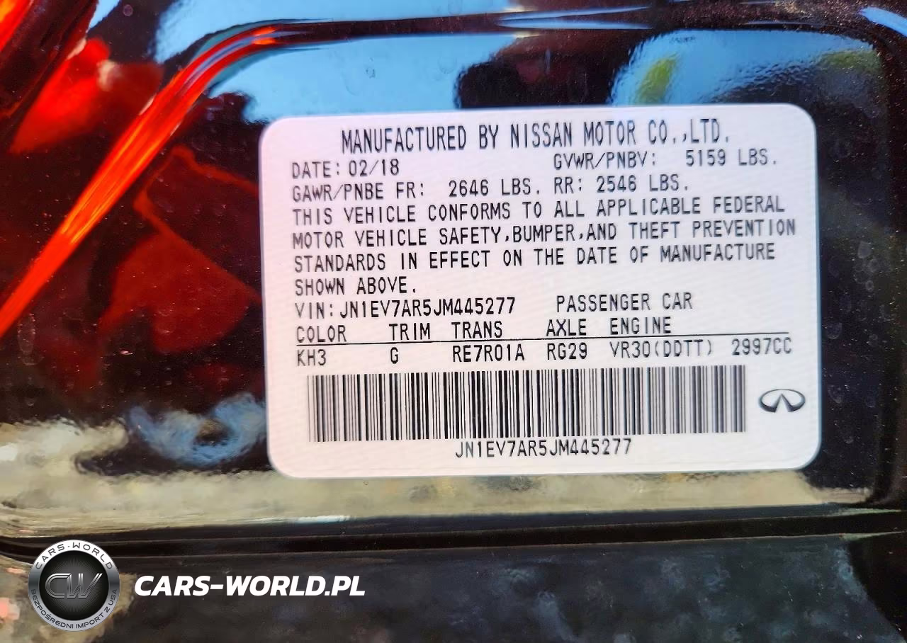 2018 Infiniti Q50 3.0T Luxe VIN:JN1EV7AR5JM445277 - 12