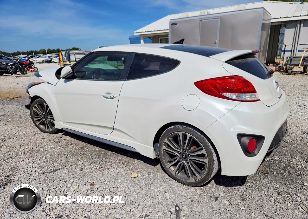 2016 Hyundai Veloster Turbo VIN:KMHTC6AE3GU285504 - 2