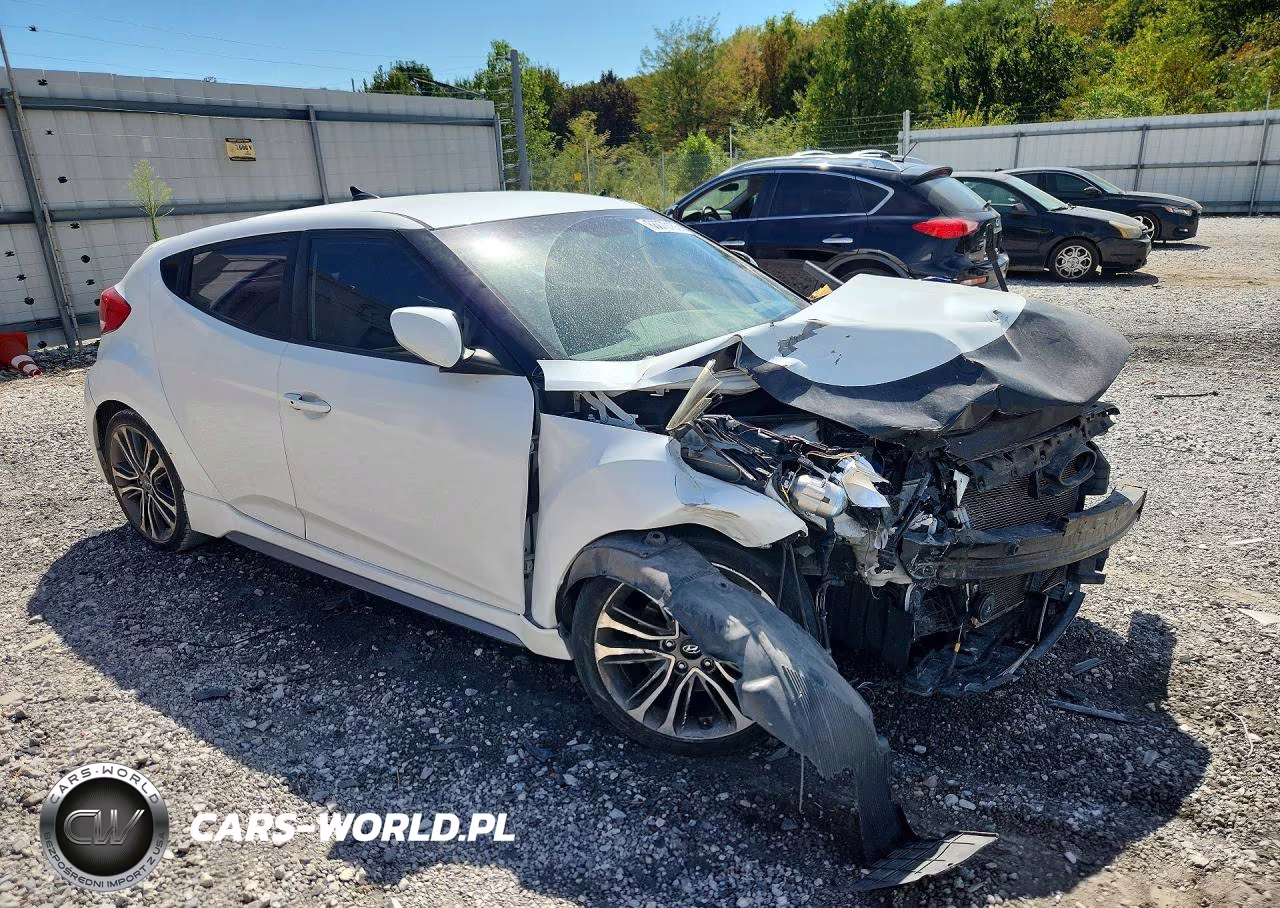2016 Hyundai Veloster Turbo VIN:KMHTC6AE3GU285504 - 4