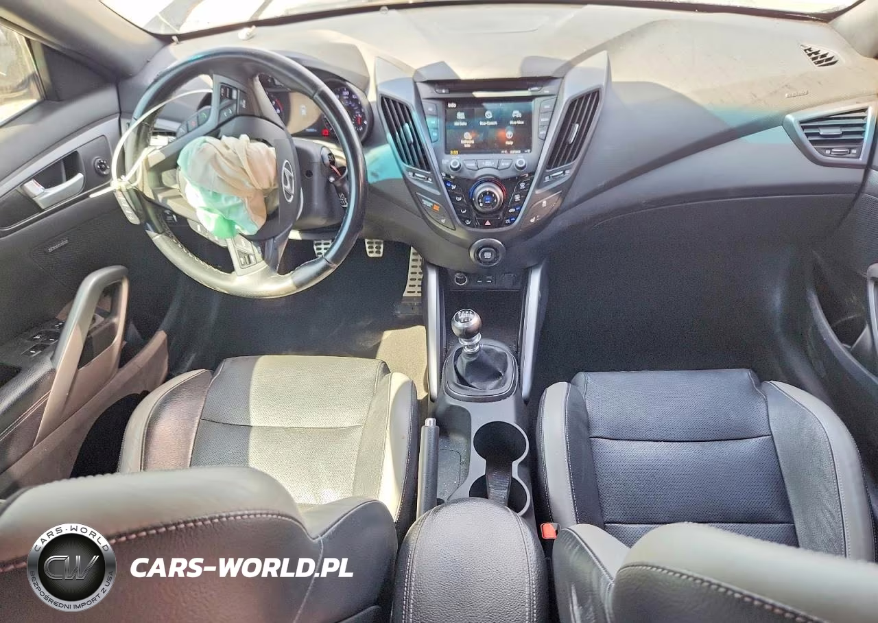 2016 Hyundai Veloster Turbo VIN:KMHTC6AE3GU285504 - 8