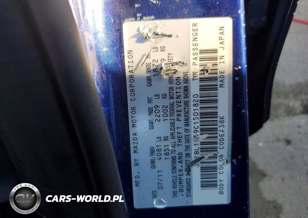 2012 Mazda 3 S VIN:JM1BL1V59C1501820 - 12