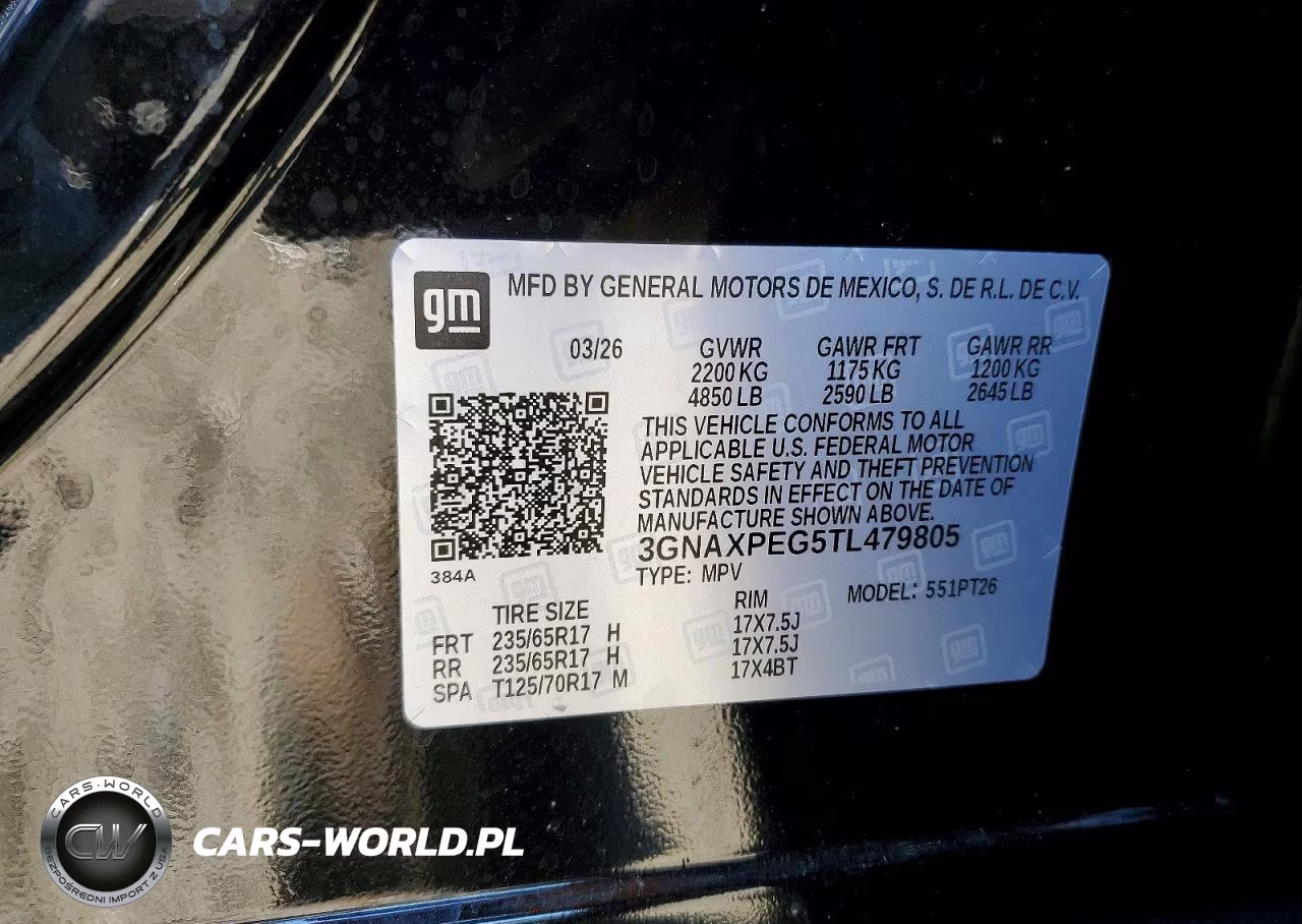 2026 Chevrolet Equinox Lt VIN:3GNAXPEG5TL479805 - 13