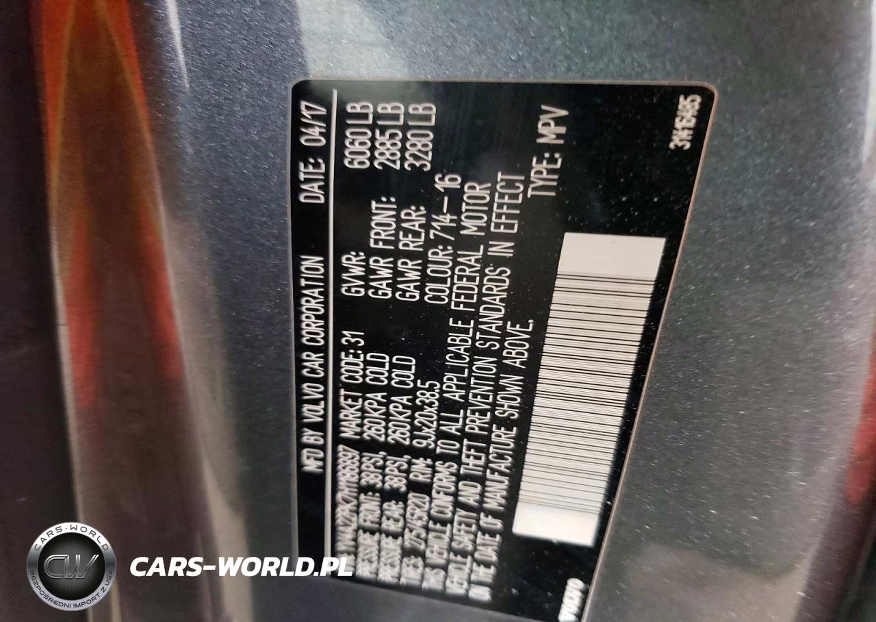 2017 Volvo Xc90 T6 VIN:YV4A22PK7H1186897 - 13