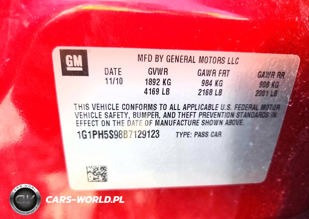 2011 Chevrolet Cruze Ltz VIN:1G1PH5S98B7129123 - 13