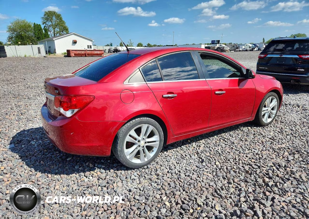 2011 Chevrolet Cruze Ltz VIN:1G1PH5S98B7129123 - 3
